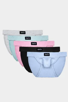 5 Pack SHOWCASE Tanga Briefs