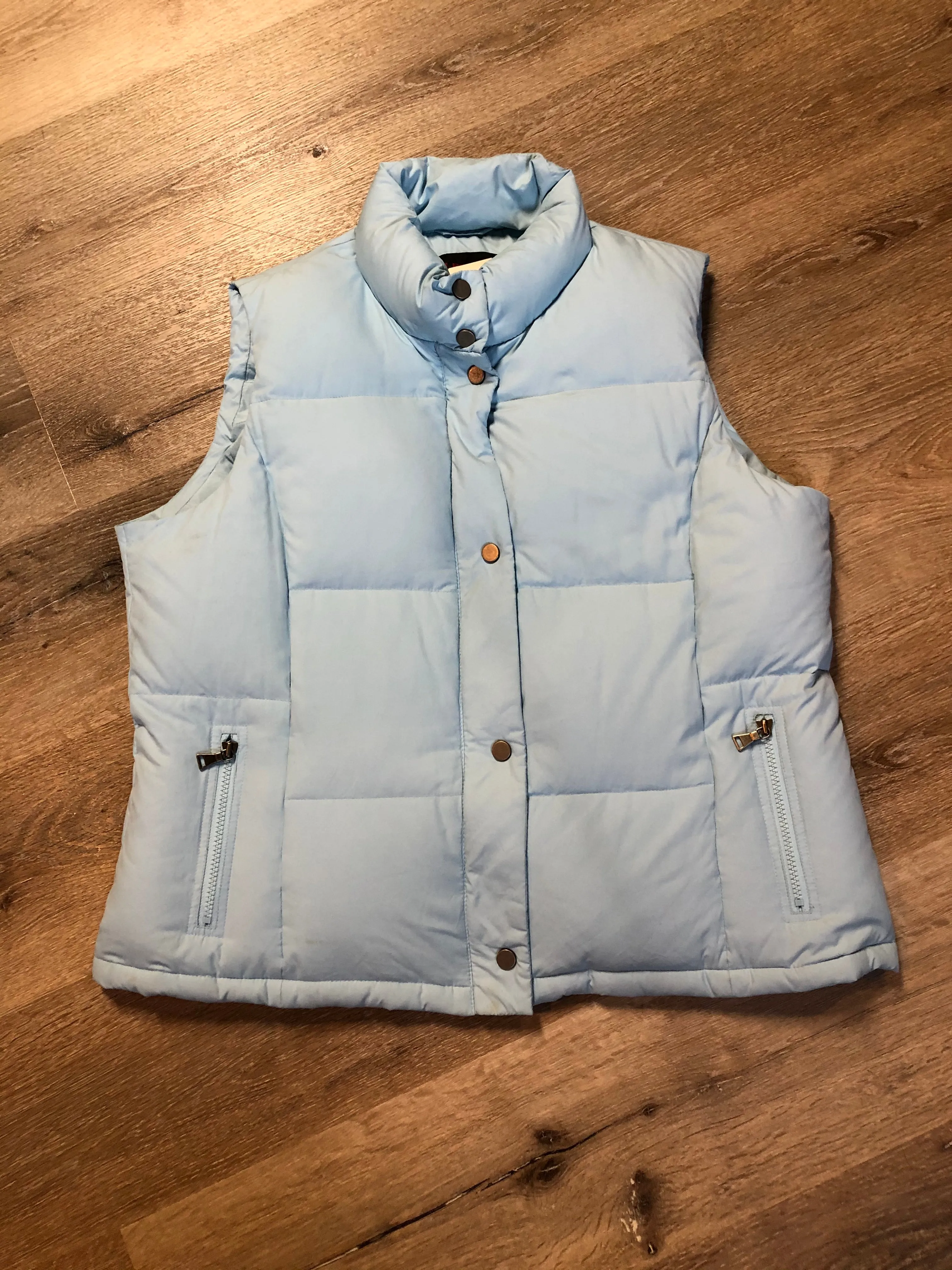 Alpinetek Baby Blue Down Filled Puffer Vest, SOLD
