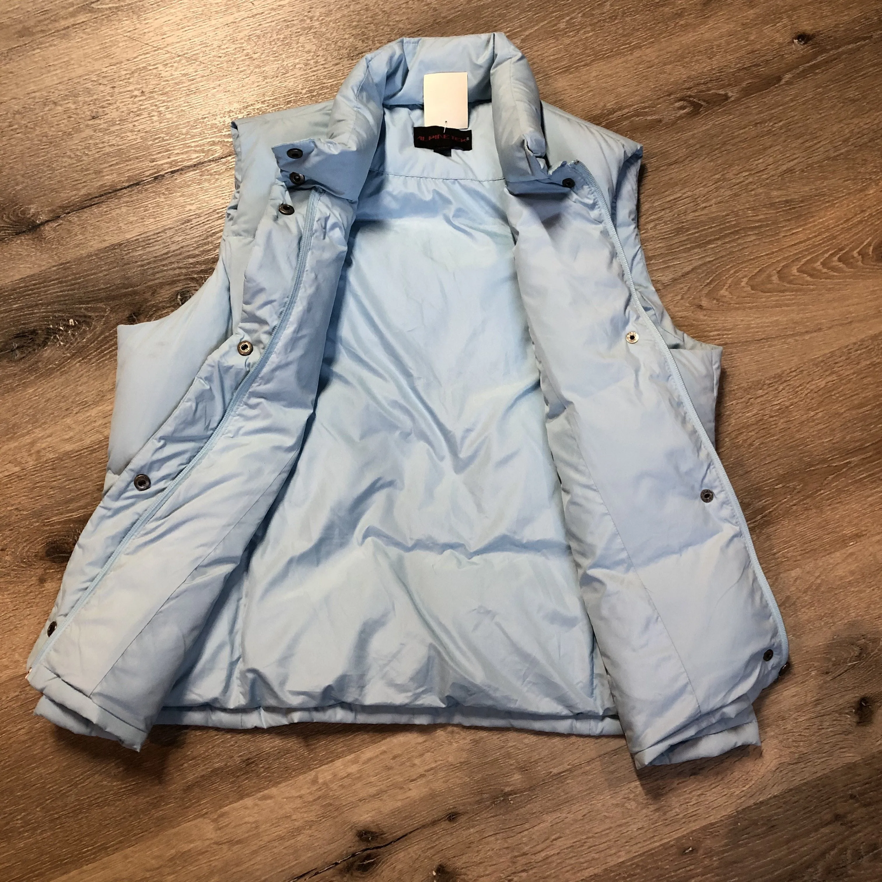Alpinetek Baby Blue Down Filled Puffer Vest, SOLD