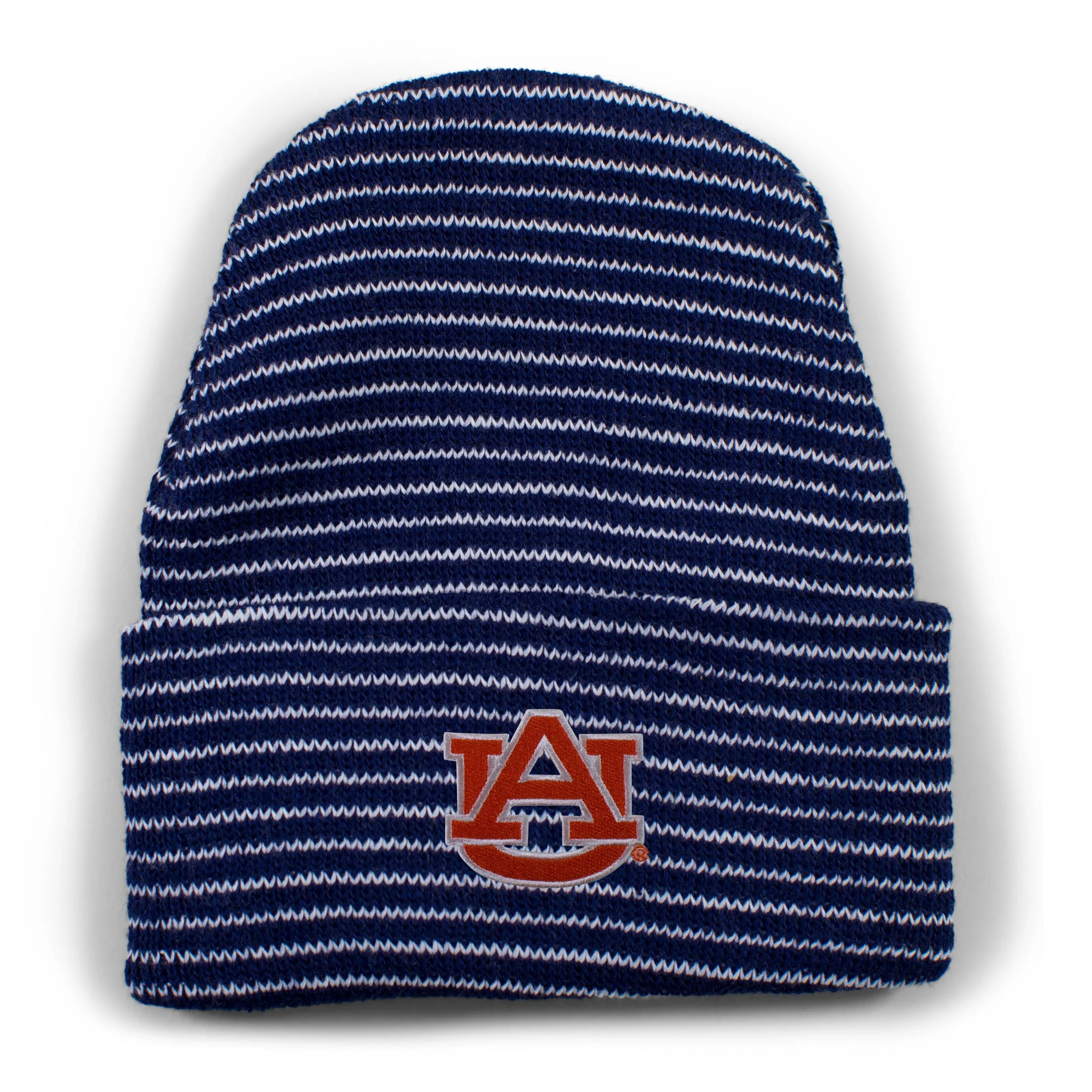 Auburn Stripe Knit Cap