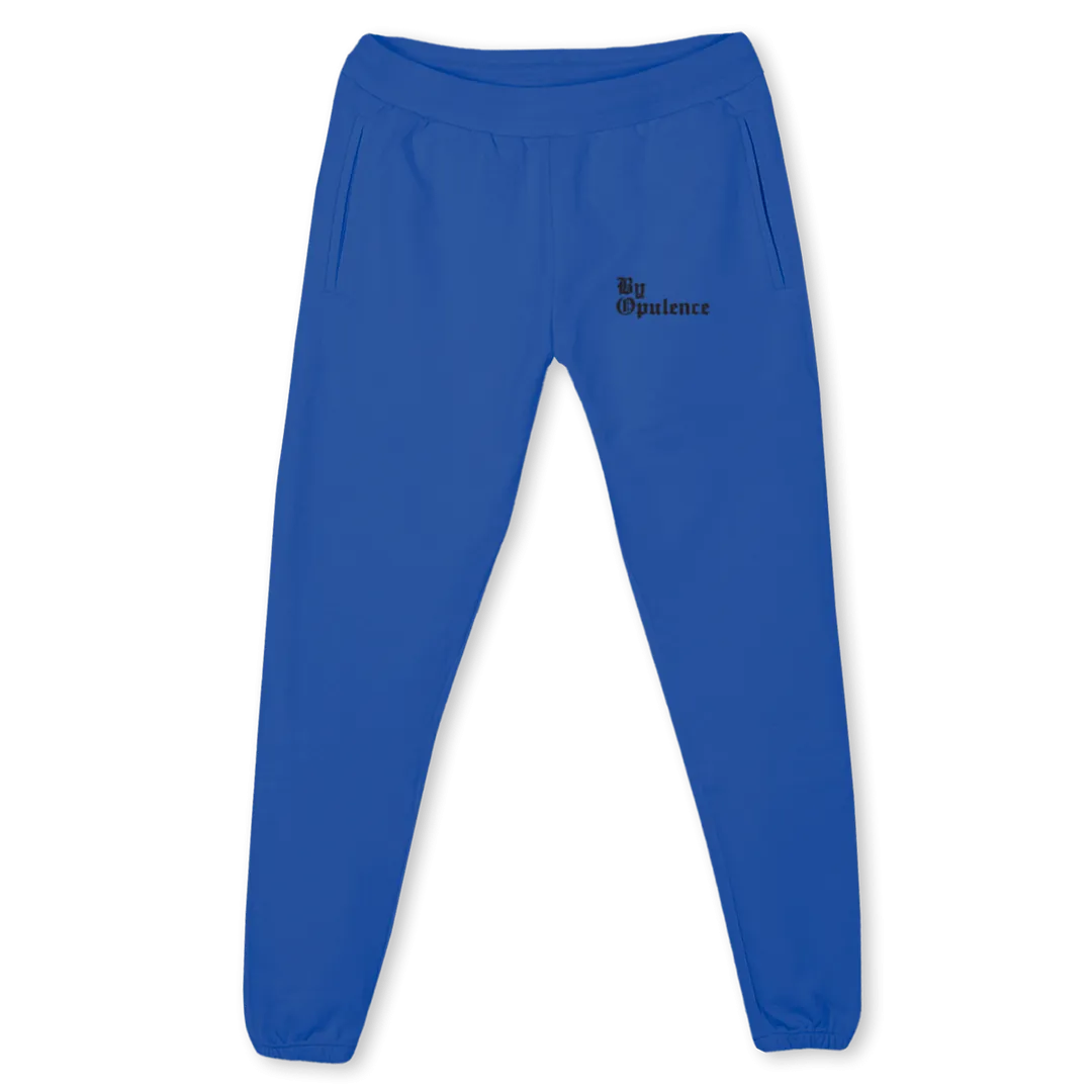 BYOPULENCEPANTBLUE Cobalt Blue Sweatpants.