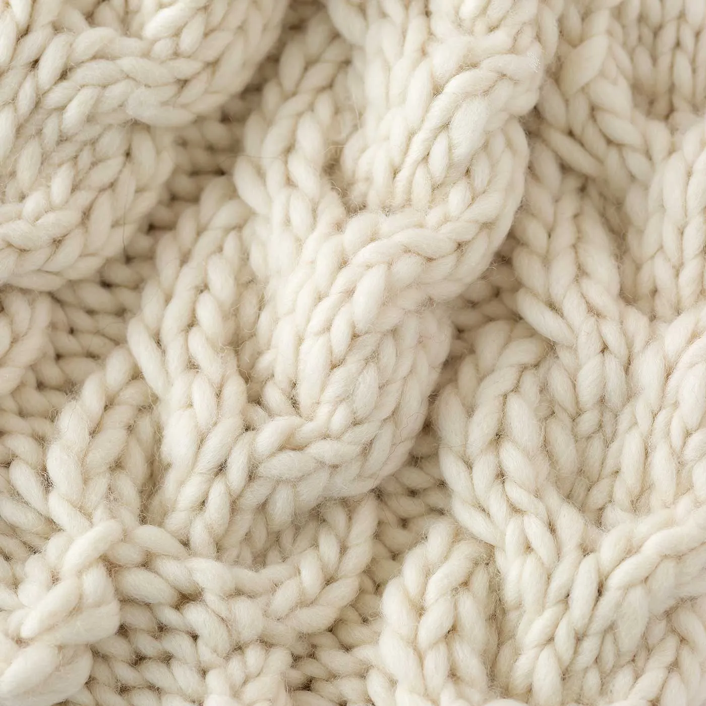 Cable Hat and Mitts Knitting Kit