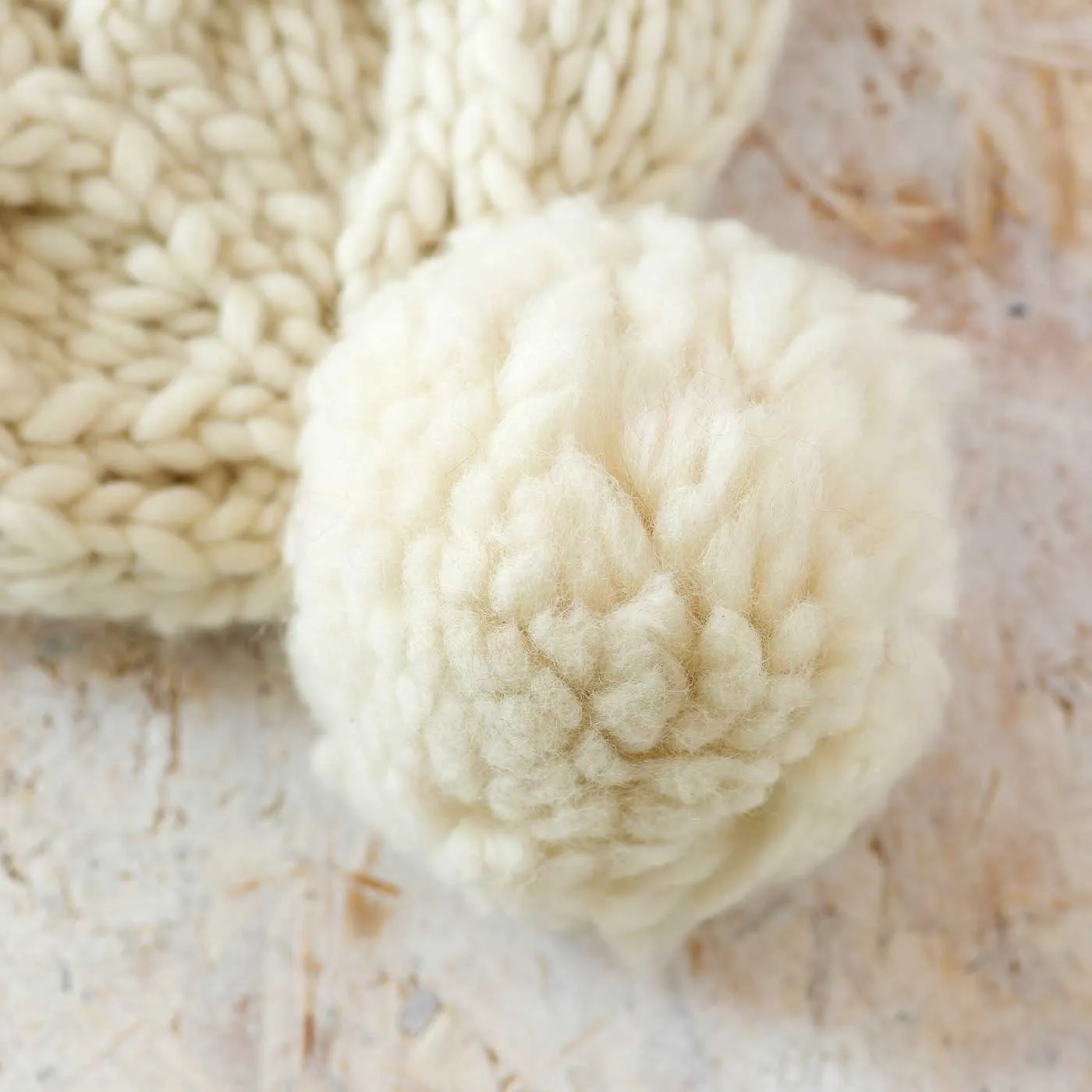 Cable Hat and Mitts Knitting Kit