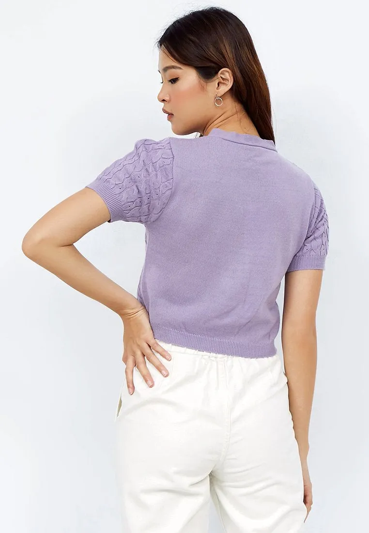 Cable Knit Top