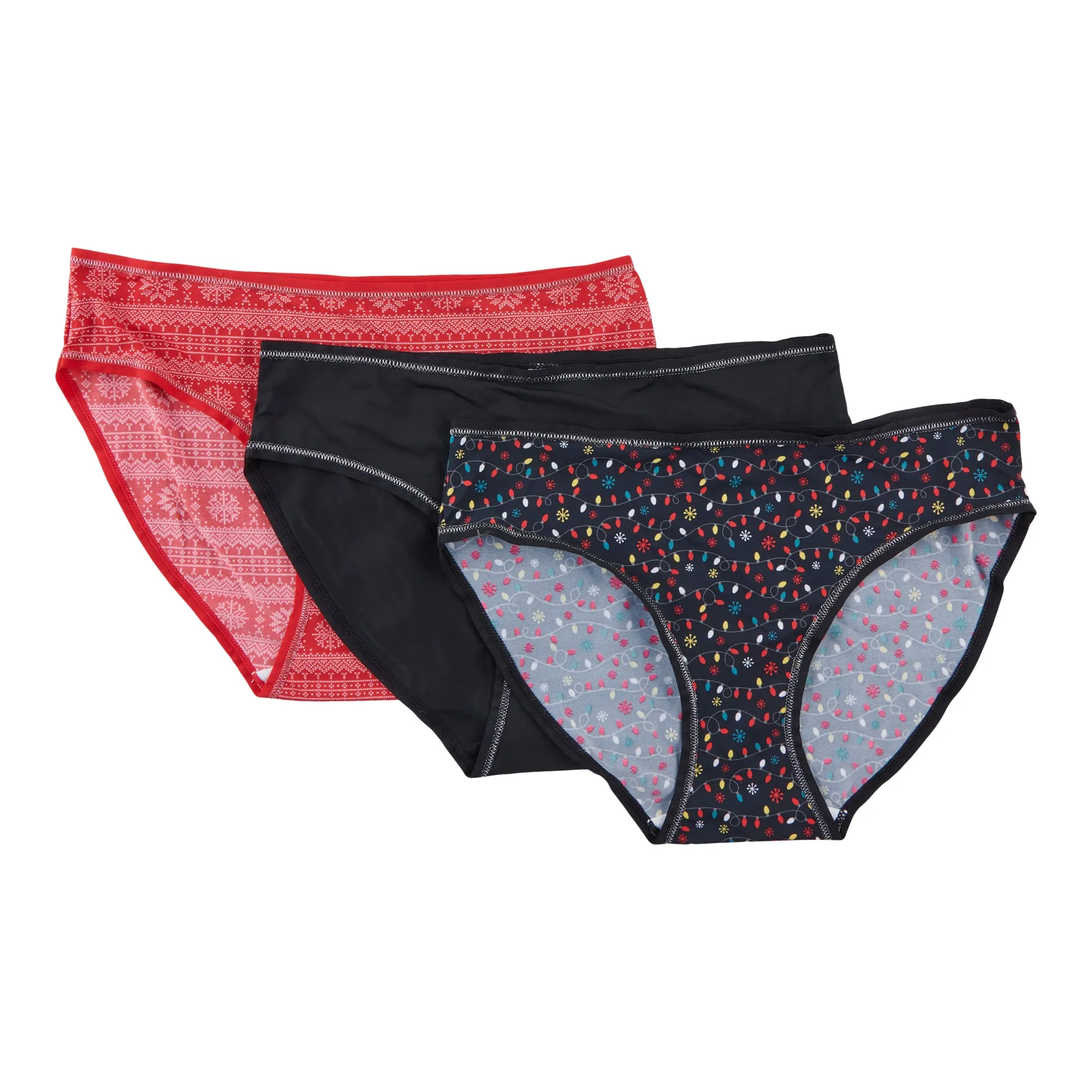 Carisma Women's Micro Bikini Underwear, 3-Pack