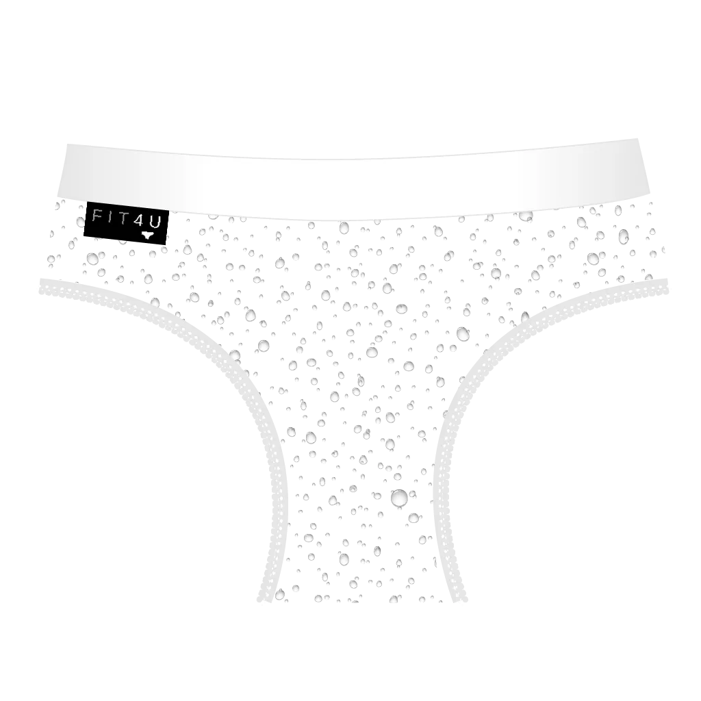 Cheeky Active Fit underwear - Sparkling drops -tucking underwear