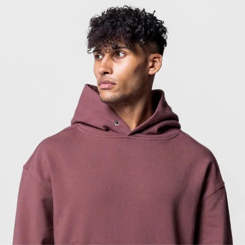 Cotton Solid Color Hoodie