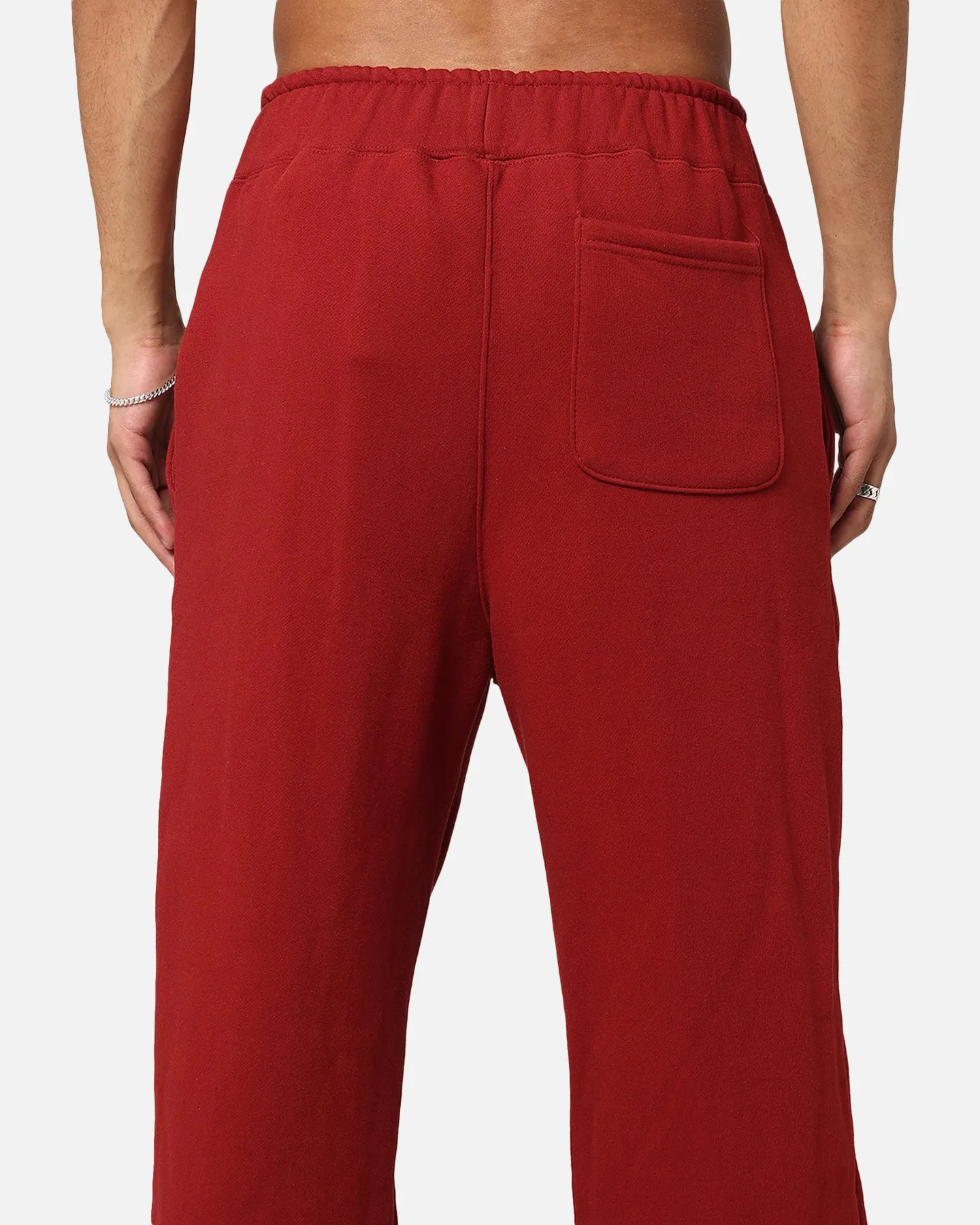 Daniel Patrick Surplus Logo Sweatpants Maroon/Yellow