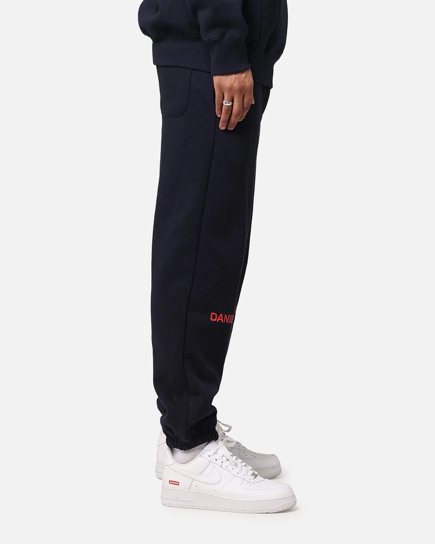 Daniel Patrick Surplus Logo Sweatpants Navy/Cream/Red