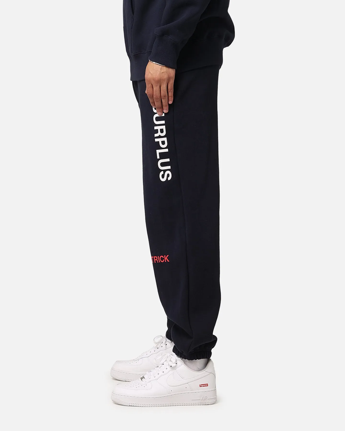 Daniel Patrick Surplus Logo Sweatpants Navy/Cream/Red