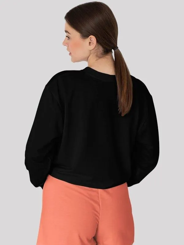 I Woof You Black Women's Sweatshirt