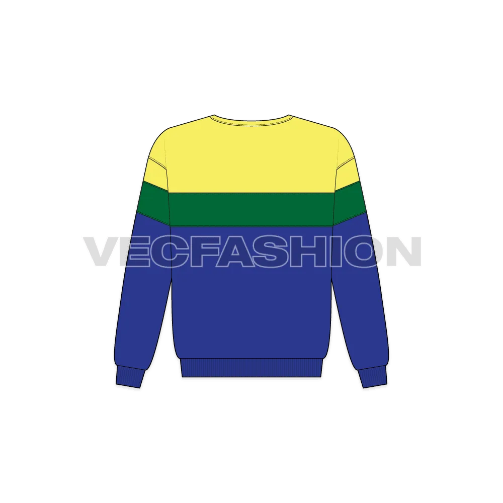 Kids Boys Panelled Sweatshirt