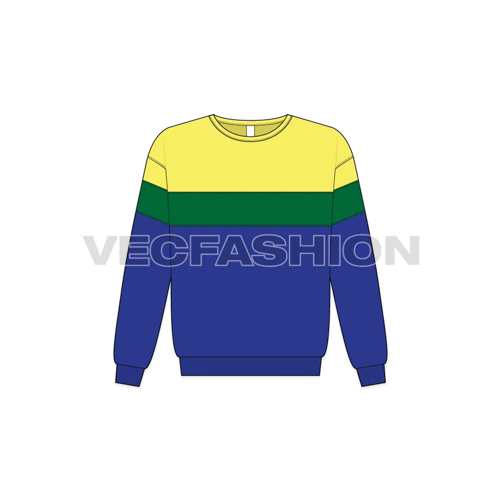Kids Boys Panelled Sweatshirt