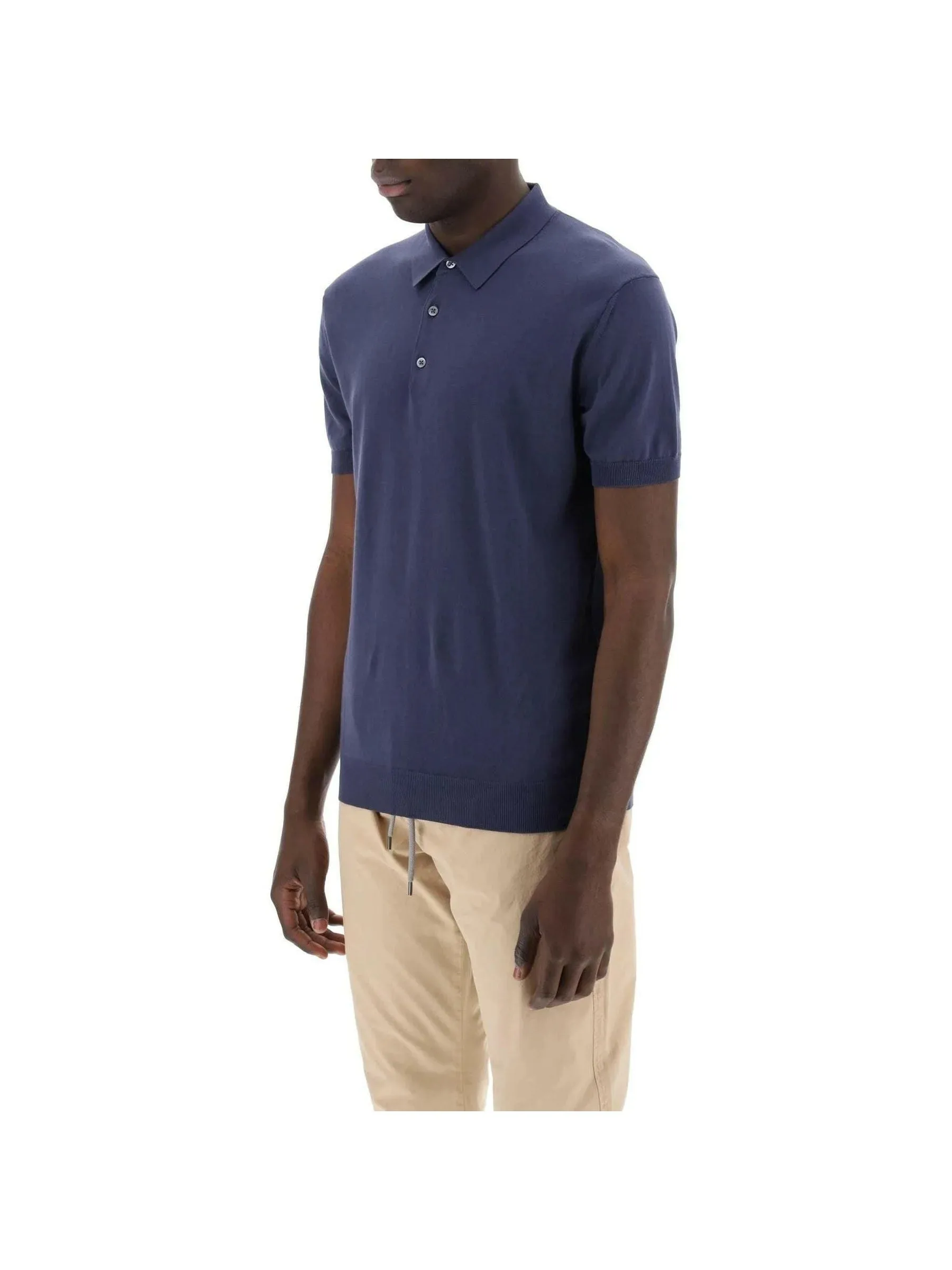 Knit Polo Top