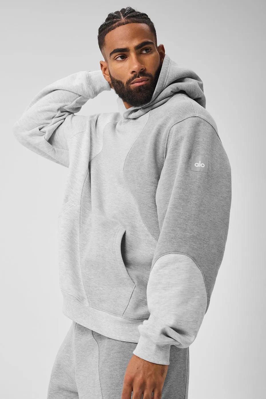 Make Waves Hoodie - Athletic Heather Grey Tonal