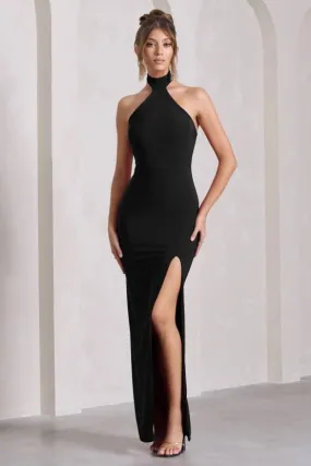 Midnight Chic Black Bodycon Dress