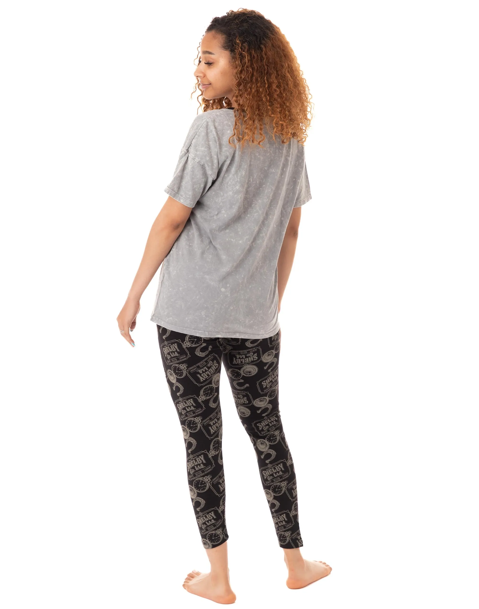 Peaky Blinders Womens Pyjamas - T-Shirt And Leggings Set