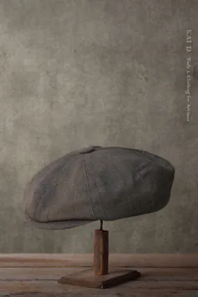 Peaky Hat - British Olive Wool - L, XL