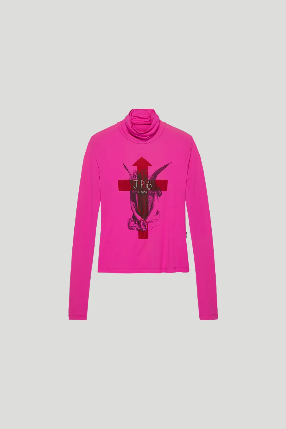 PRINTED TURTLENECK