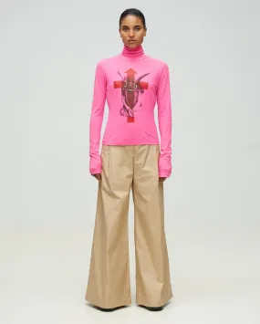 PRINTED TURTLENECK