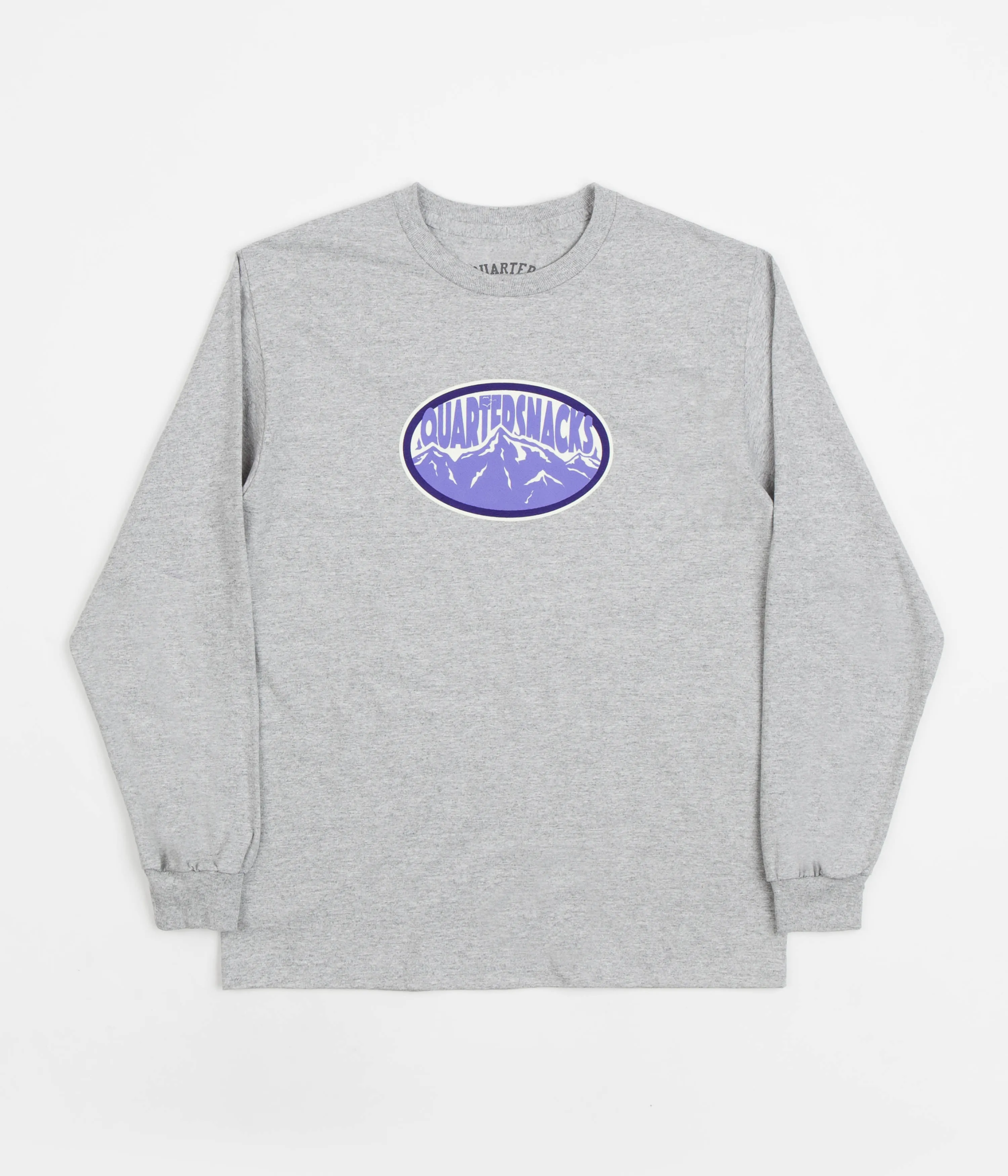 Quartersnacks Mountain Long Sleeve T-Shirt - Grey