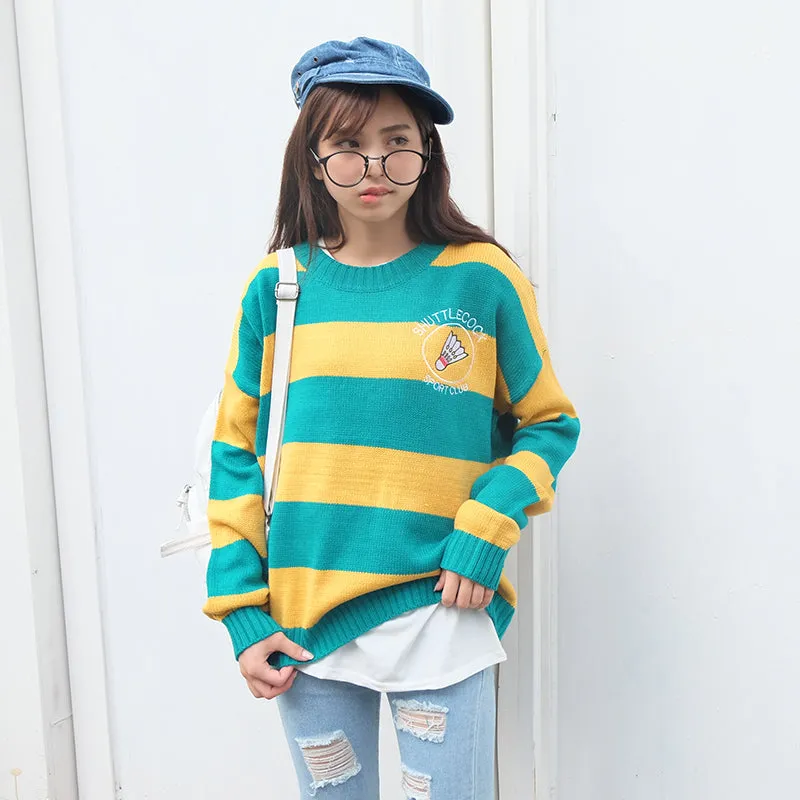 "SHUTTLECOCK" SWEATER