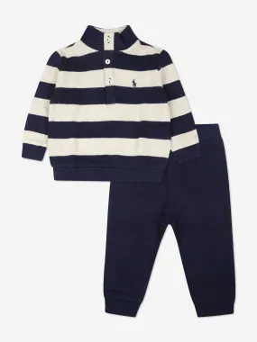 Ralph Lauren Baby Boys Sweatpants Set in Navy
