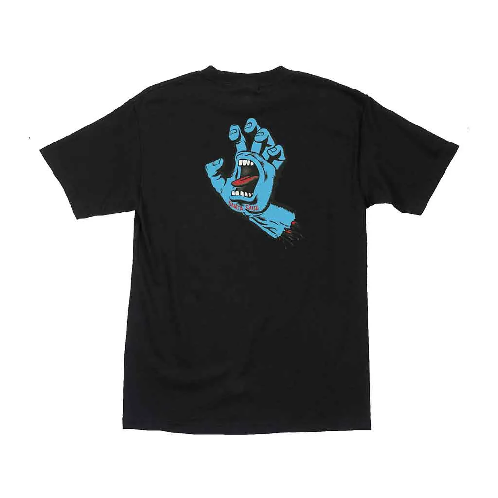 Santa Cruz Screaming Hand Tee - Black