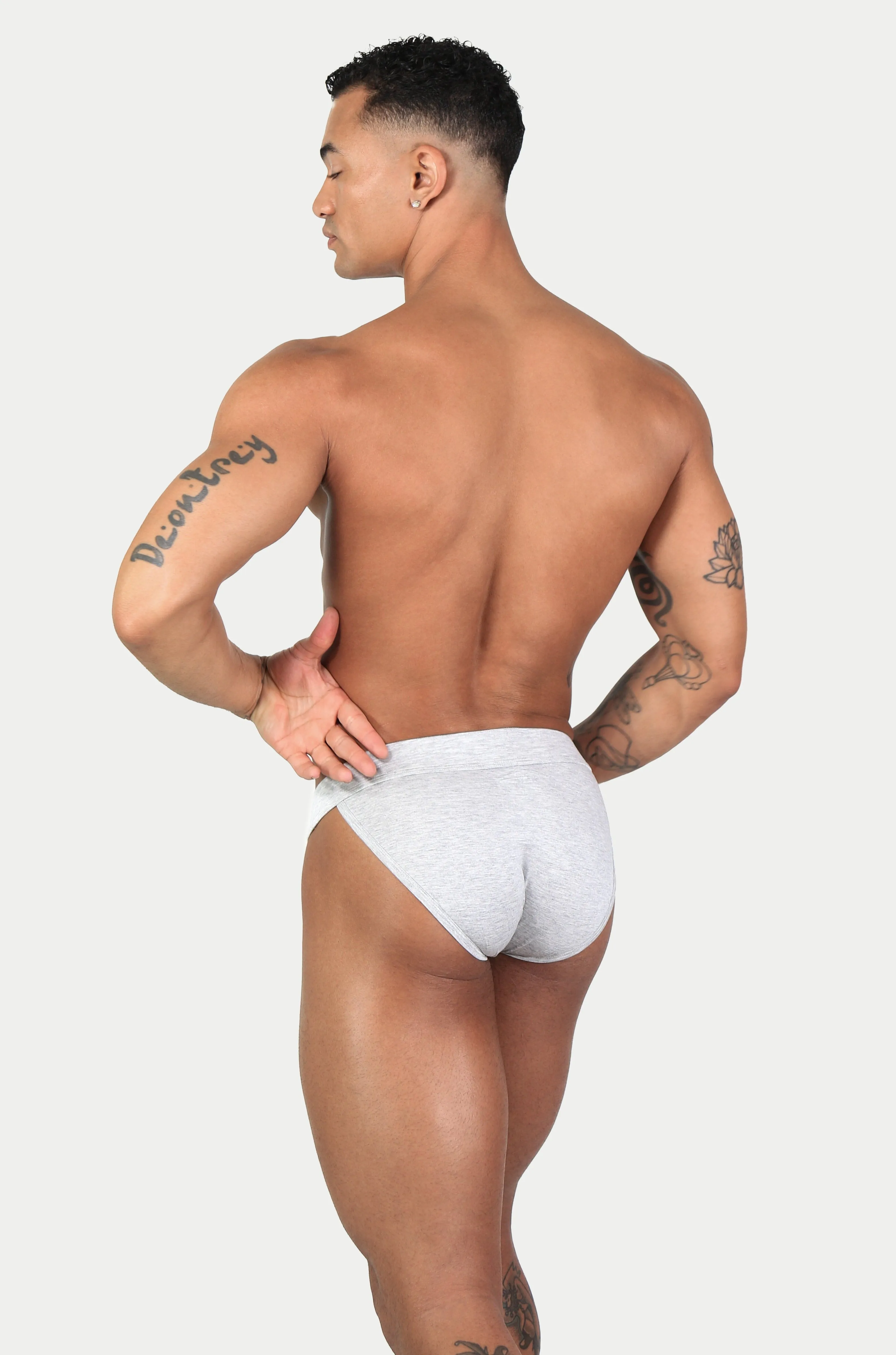 SHOWCASE Tanga Briefs - Heather Gray