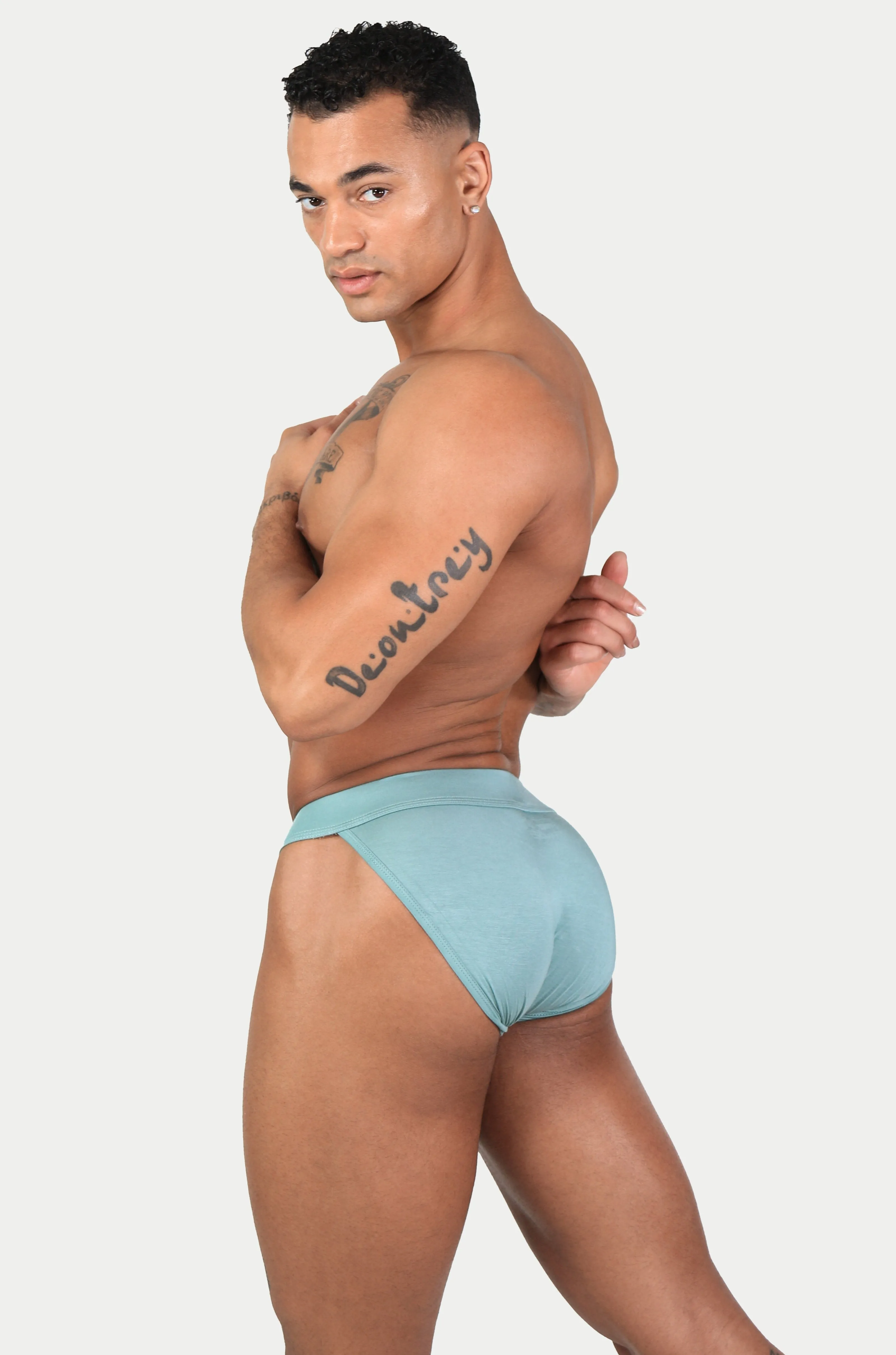 SHOWCASE Tanga Briefs - Sage