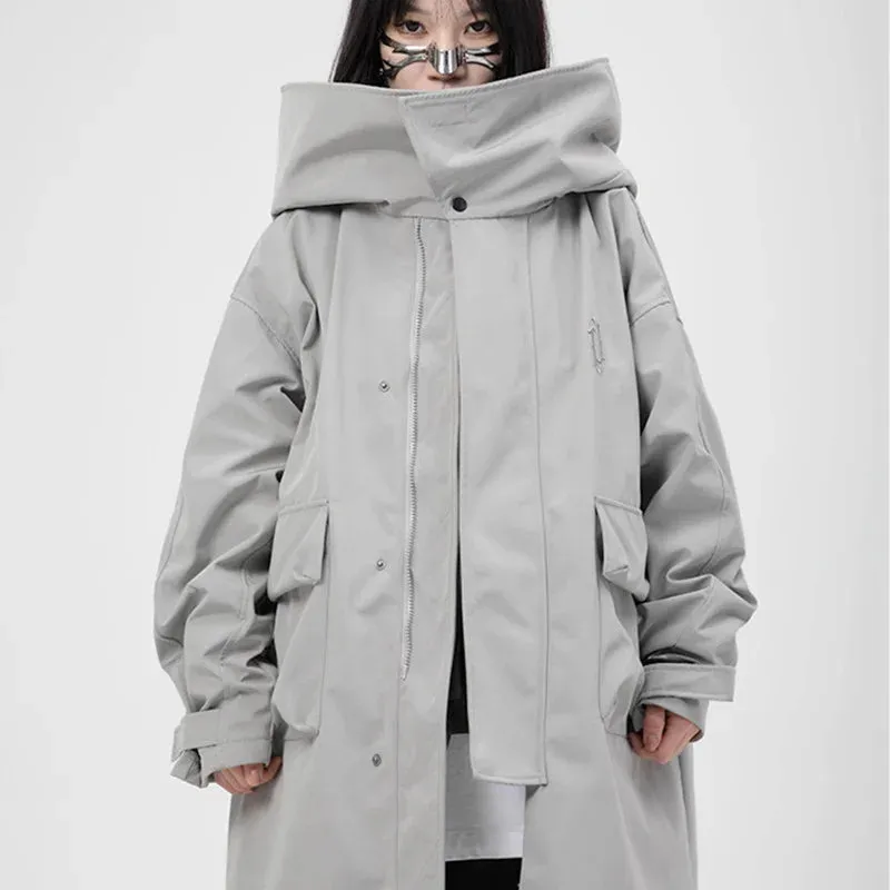Techwear "Tempest" Turtleneck Coat