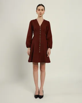 The Dafni Rouge Cotton Dress