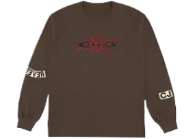 Travis Scott Reverse Jack Long Sleeve T-shirt Brown