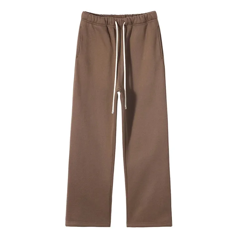 Unisex loose Winter wide leg pants Fleece joggers