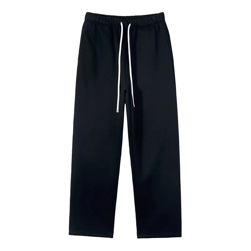 Unisex loose Winter wide leg pants Fleece joggers