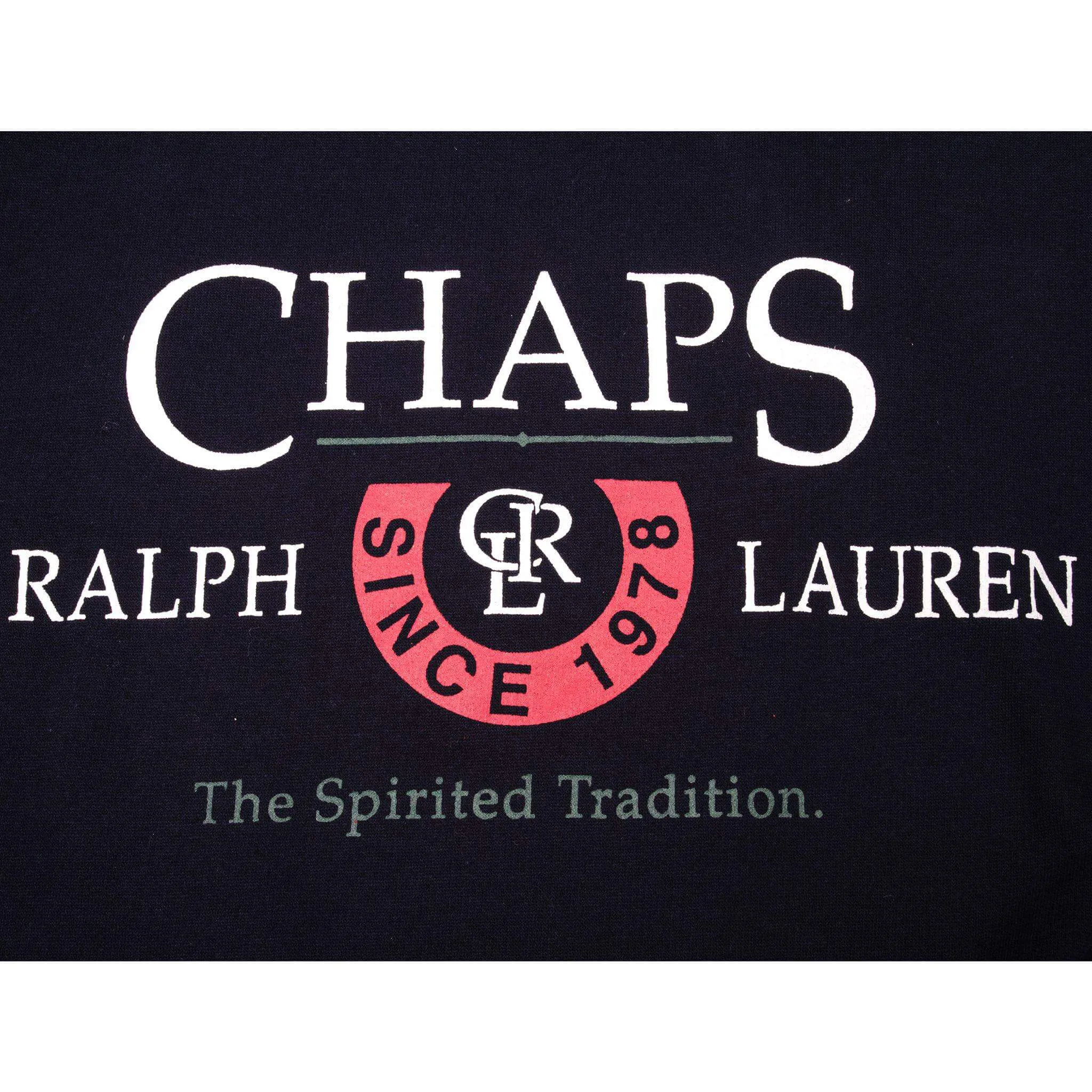 VINTAGE CHAPS RALPH LAUREN SWEATSHIRT SIZE LARGE MADE IN USA DEADSTOCK 1990s