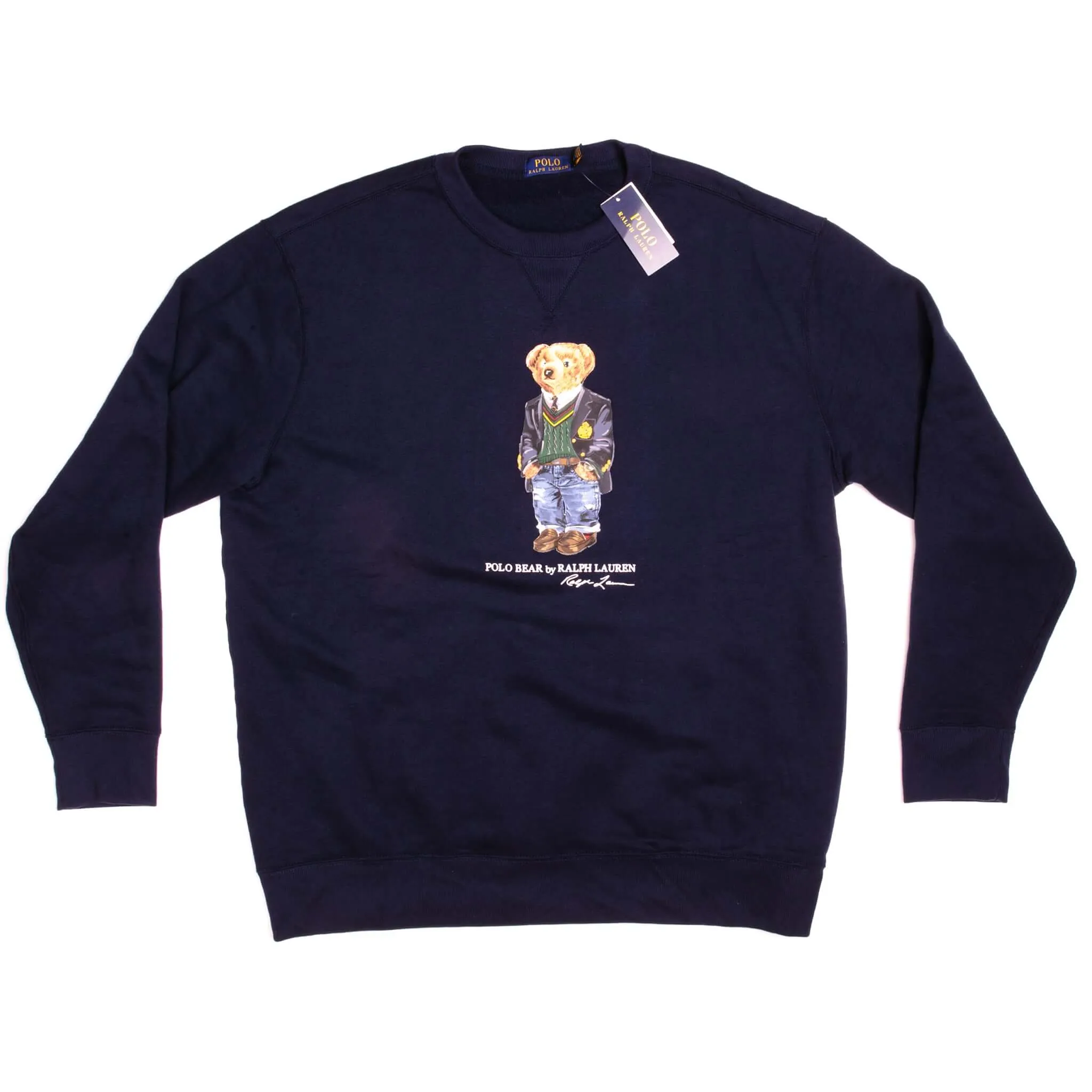 VINTAGE RALPH LAUREN TEDDY BEAR SWEATSHIRT SIZE XL DEADSTOCK
