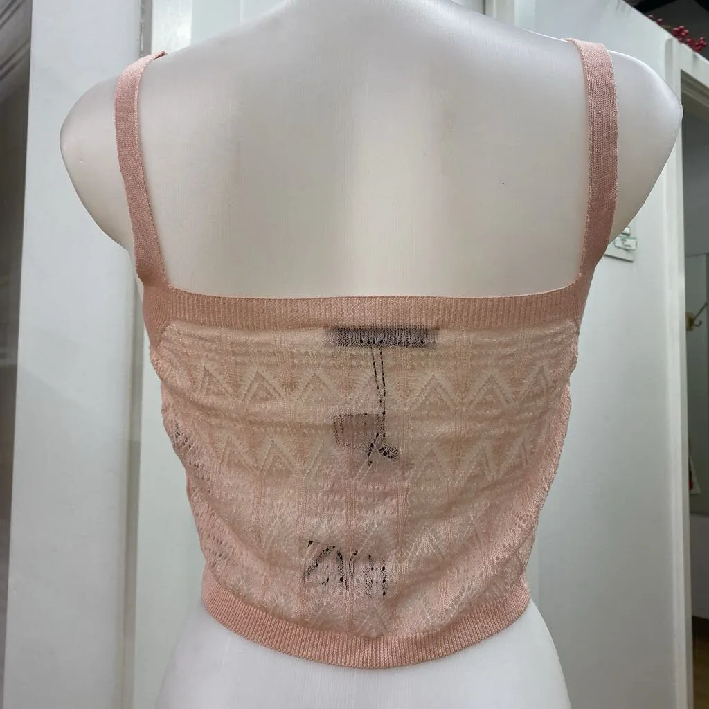 Zara knit tank top S NWT